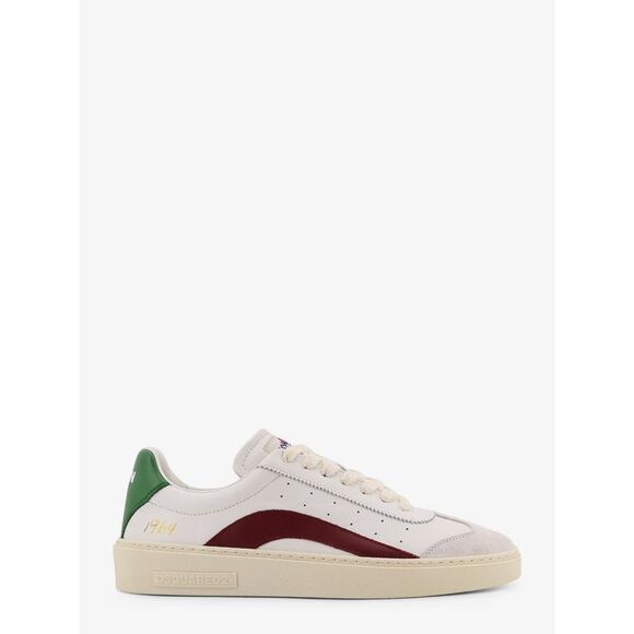 Dsquared2 Men Rider Leather Low-Top Sneakers